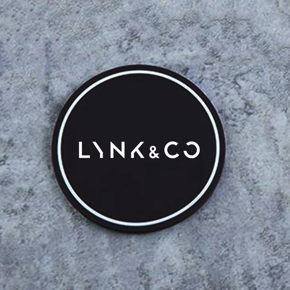 Car Coasters Water Cup Slots Non-Slip Mat Waterproof Water Cup Mat Drink Pad 2Pcs For Geely Lynk & co 01 05 03 09 02 04 06 07 08