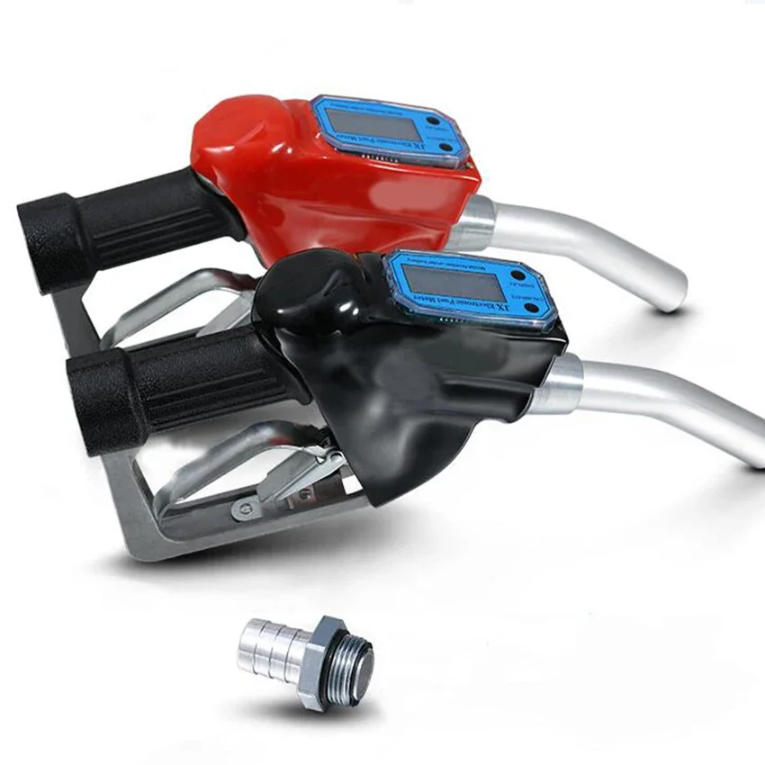 Turbine flow meter sensor flowmeter flow indicator counter fuel gauge device gasoline diesel petrol oil water Refueling gun