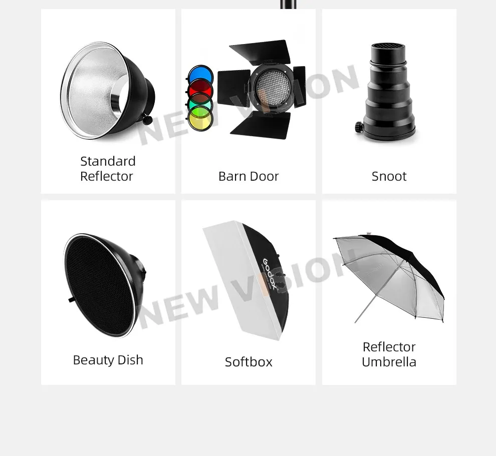 Pièces Godox E300 300w Studio De Photographie Stroboscopique Photo