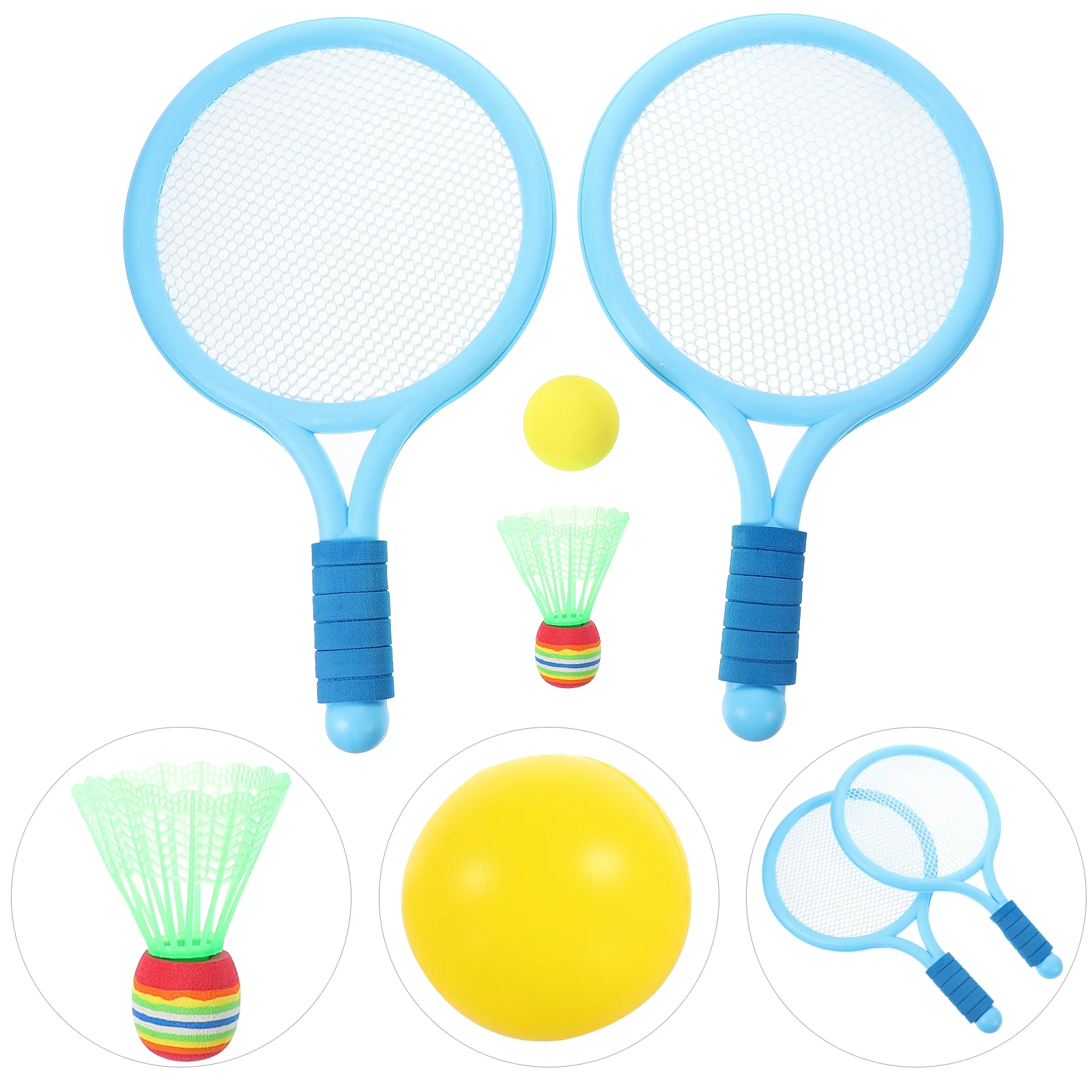2 Pcs Exchange Racket Badminton Rackets Tennis Accessories Kid Childrens Toys Kids Ball Kidcraft Playset Outdoor 300g