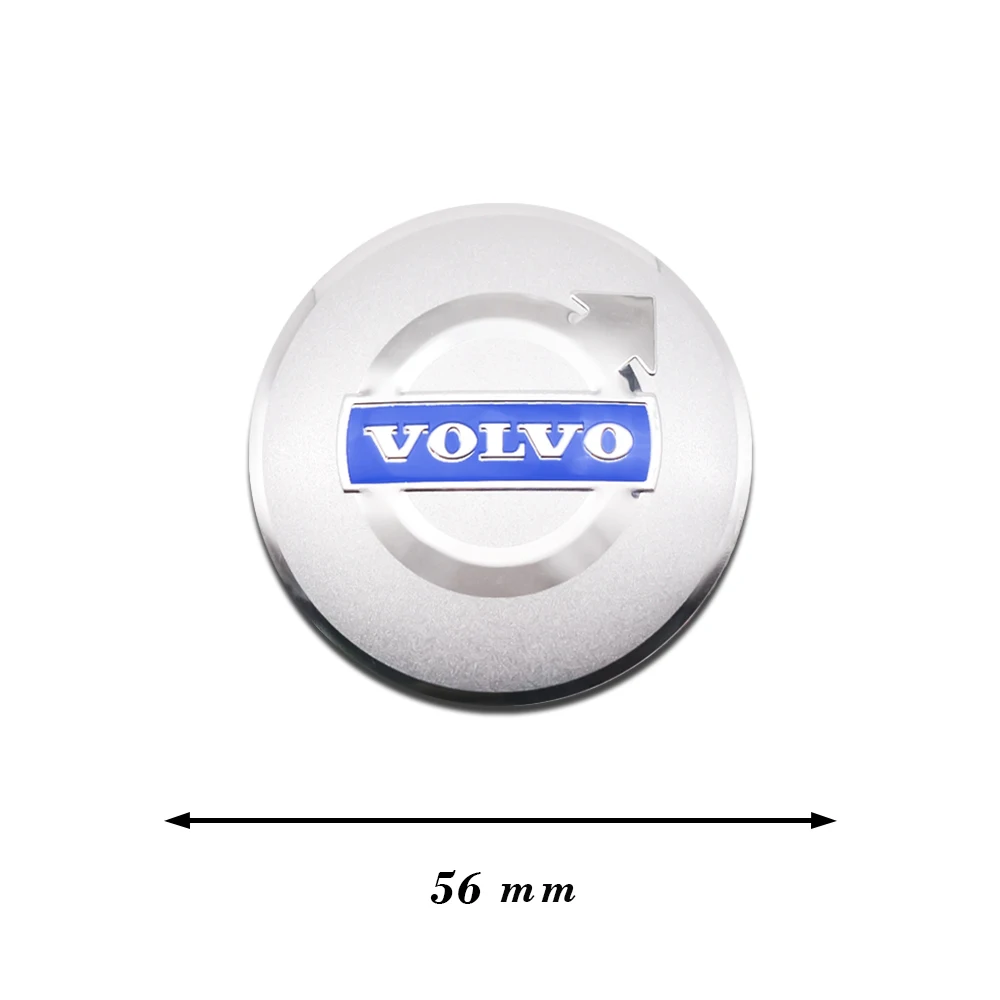 4pcs 56mm+60mm car hub cover wheel sticker emblem decal decoration For Volvo V40 V50 S40 S80 XC60 S90 XC90 S60 XC40 C40 V90 wheel hub covers wheel hub caps car sticker covers