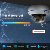 Caméra de surveillance IP POE Techage 5MP, dôme, longueur focale 3,6 mm, vision nocturne, audio unidirectionnel, détection IA, sécurité intelligente, intérieur 3