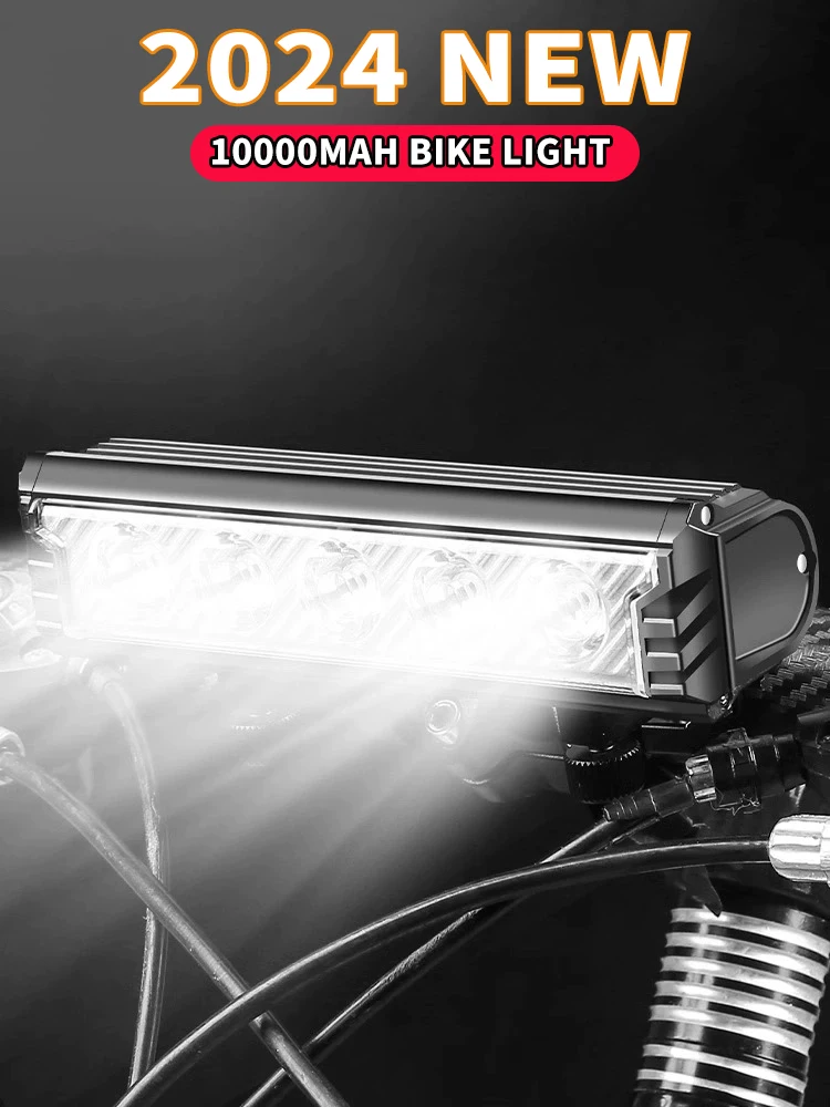 

TRLIFE Bicycle Light Front 10000LM Bike Light Waterproof 8000mah 5*P90 Flashlight USB Charging MTB Road Cycling Lamp Accessories