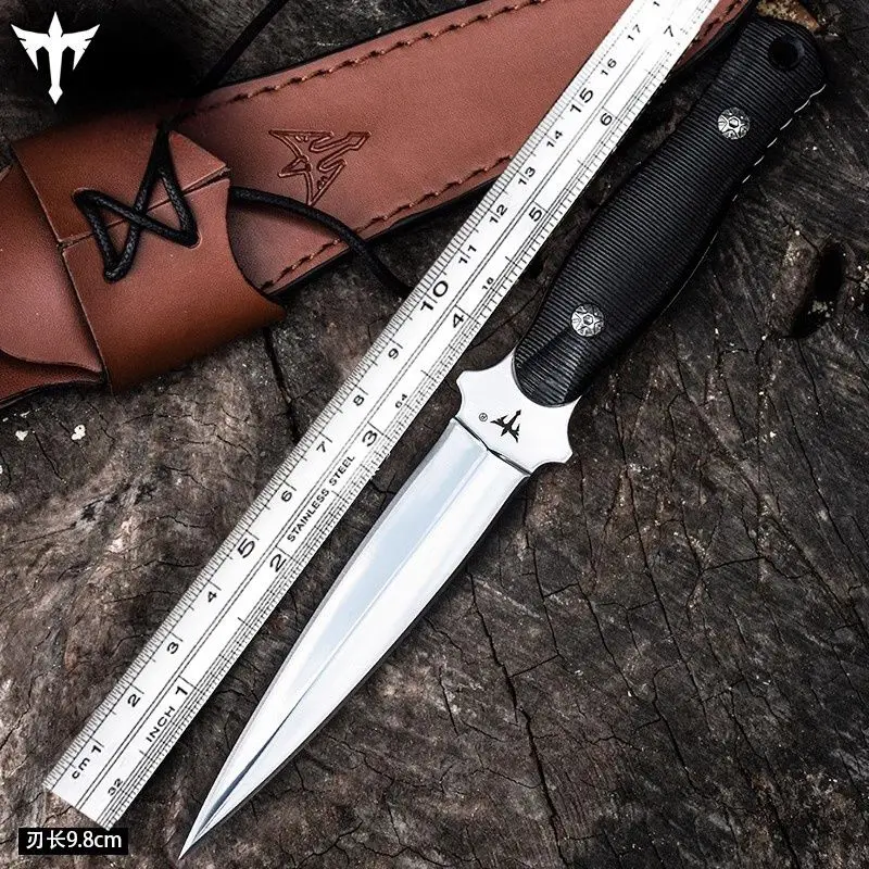 

Knife self-defense outdoor survival knife sharp high hardness field survival tactics carry straight knife blade