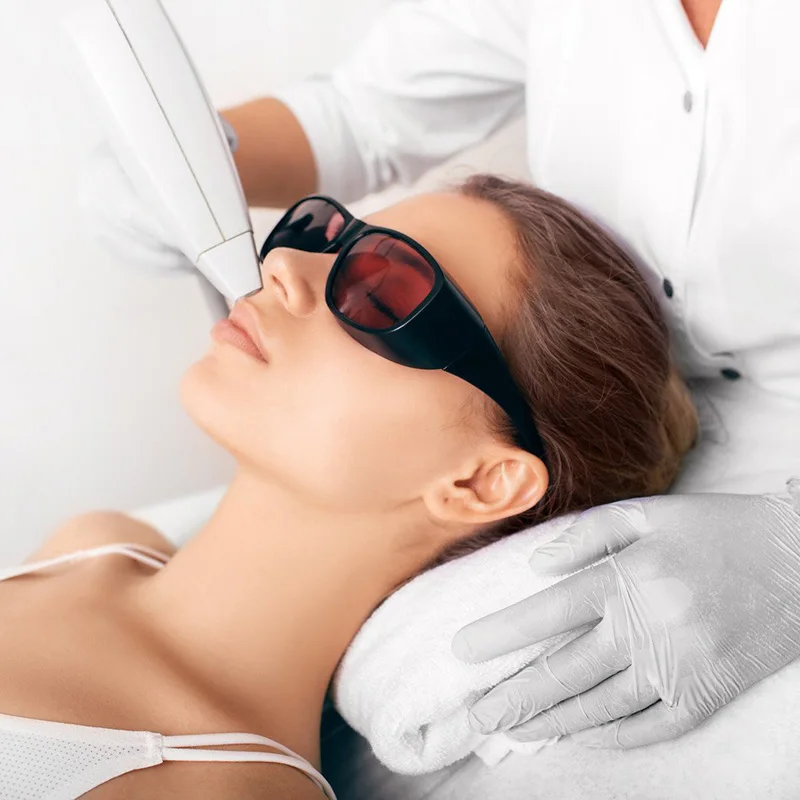 Occhiali Protettivi Laser | Filtro Luce Blu 190-490nm | Per Uso Dentale E Medico | Leggeri E Comfortevoli - Foto 5