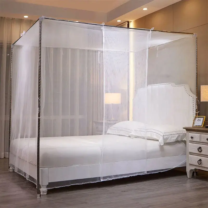 Mosquitera Blanca 190x210cm Mosquitera Cama Individual - 190x210x240cm Blanco Para Dormitorio Red Mosquitos Dormitorio
