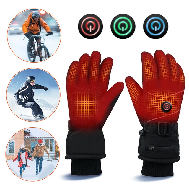 Rechargeable Heated Winter Ski Gloves 1