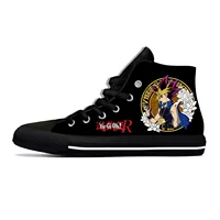 Hot Anime Yu Gi Oh Lightweight Cloth 3D Print Cool Fashion High Top Canvas Shoes Mens Womens Teenager Casual Breathable Sneakers 1
