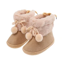 Winter Snow Baby Boots Newborn Warm Booties Soft Sole First Walkers Shoes for Baby Girls Boys Infant Shoes Toddler 0-18Months 1
