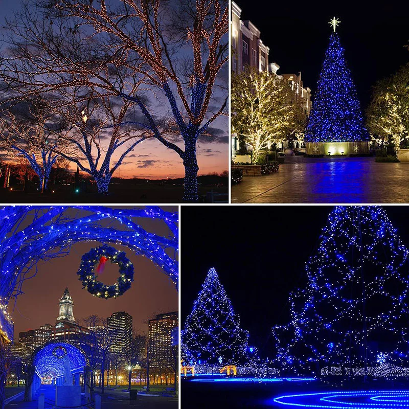 Solar-Powered LED Fairy String Lights - Waterproof Outdoor Decorative Garland