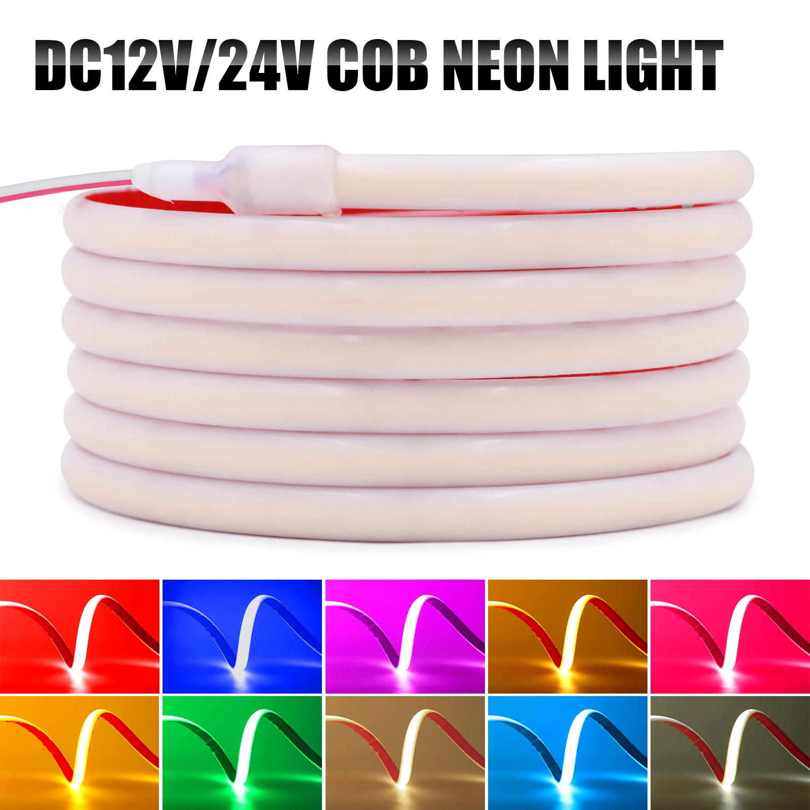 DC 12V COB LED Strip Neon Light IP68 Waterproof S30429810366546f6858d434a0ce352c6M