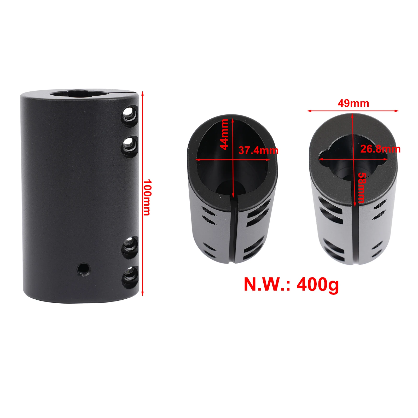 

Френч-замок для электрического скутера Max G30, черный, алюминиевый сплав, макс. G30 100*58 мм