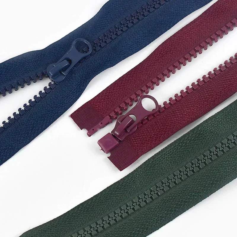 3피스 미터 40-120cm 5    재킷에 대 한 수 지 지퍼 오픈 엔드 자동 잠금 우편 DIY 의류 바느질 지퍼 가방 코트 지퍼 액세서리