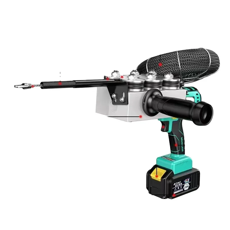 

Spot Lithium Battery Automatic Electrician Tool Threading Cable Lead Threading Device Decoration Threading Machine
