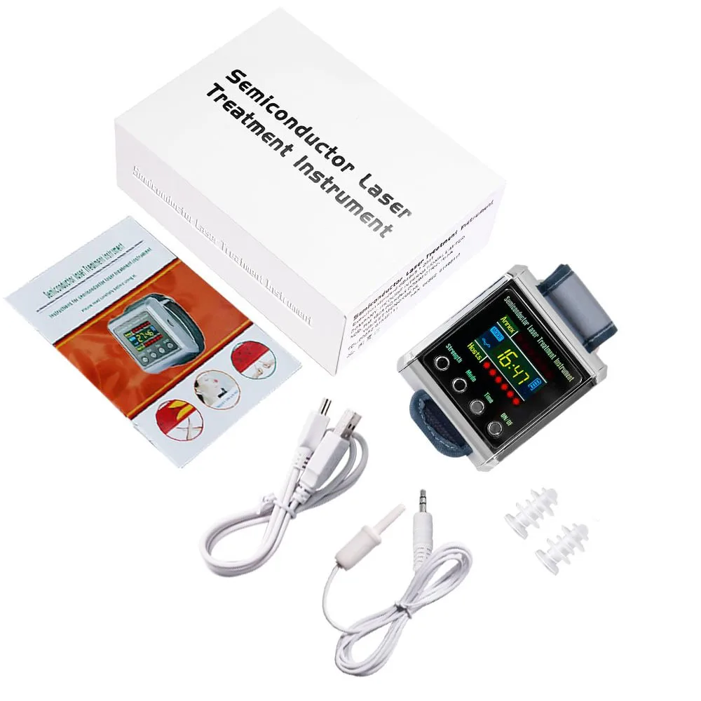 650nm Laser Therapy Watch Hypertension Physiotherapy Laser Therapy Semiconductor Treatment Instrument