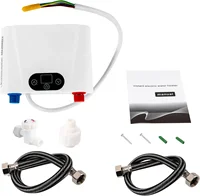 Chauffe-eau électrique instantané 5500W à installer sous l'évier avec indicateur de température LED 1
