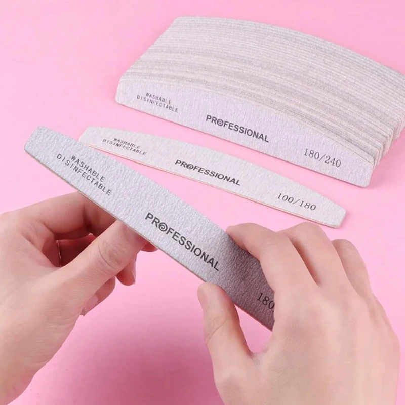 Professional Washable Nail File Set for Home Care