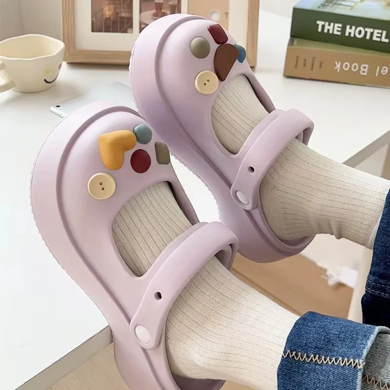 

Сланцы для мужчин и женщин, мягкие Нескользящие шлепанцы на толстой платформе, плоская подошва, для ванной комнаты, быстросохнущие, летние