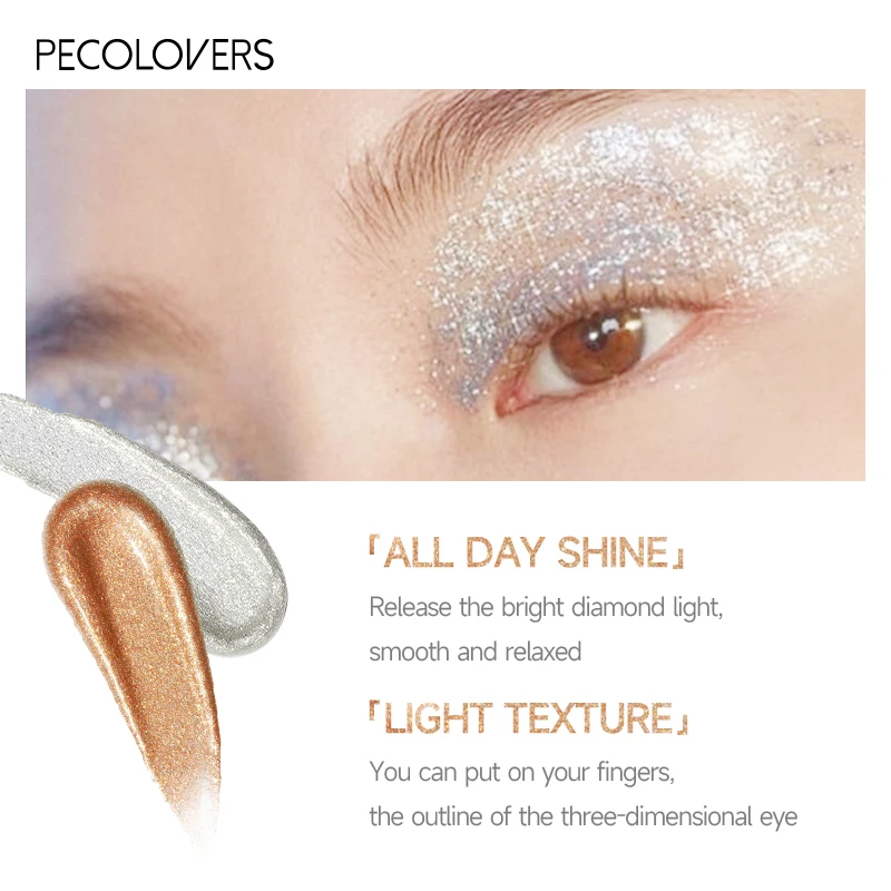Diamond Shimmer Waterproof Liquid Glitter Eyeliner Eyeshadow Shiny Metallic Eyeliner Pen Eye Beauty Party Makeup holographic glitter makeup,glitter gel makeup,glitter makeup