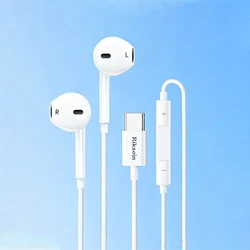 High - Fidelity Wired Earbuds with Built - in Microphone (Type - c Plug)