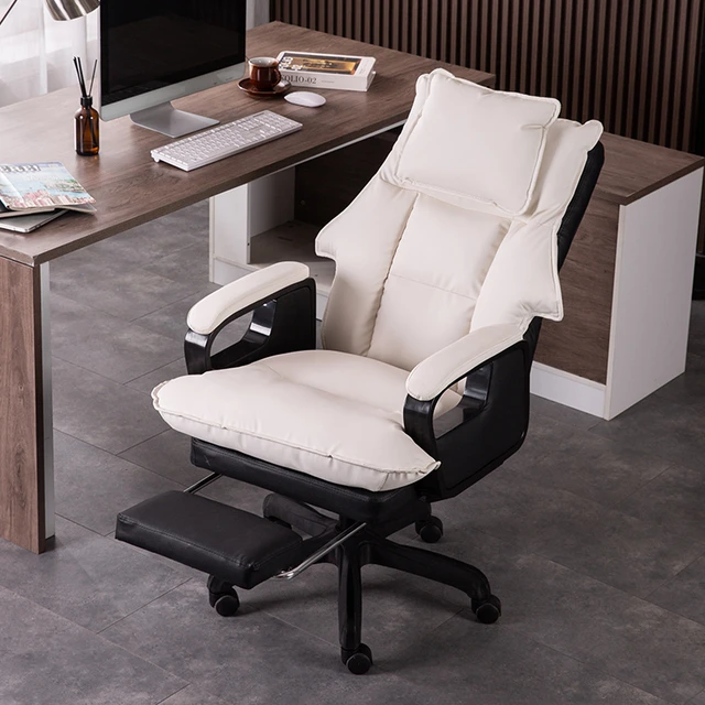 Adjustable Office Recliner Chair Lumbar Support Korean Fashion Lazy Office  Chair Fashion Comfortable Silla Gamer Home Furniture - AliExpress