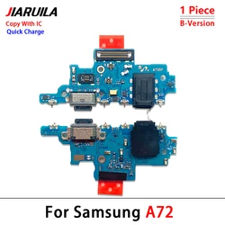 Enhanced USB Charging Dock Plug Socket Port Connector Charge Board Flex (A72 With IC - B)