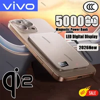 VIVO 500000mAh Magnetic Wireless Power Bank PD22.5w Super Fast Charging Powerbank for Magsafe For Iphone Samsung 2026New