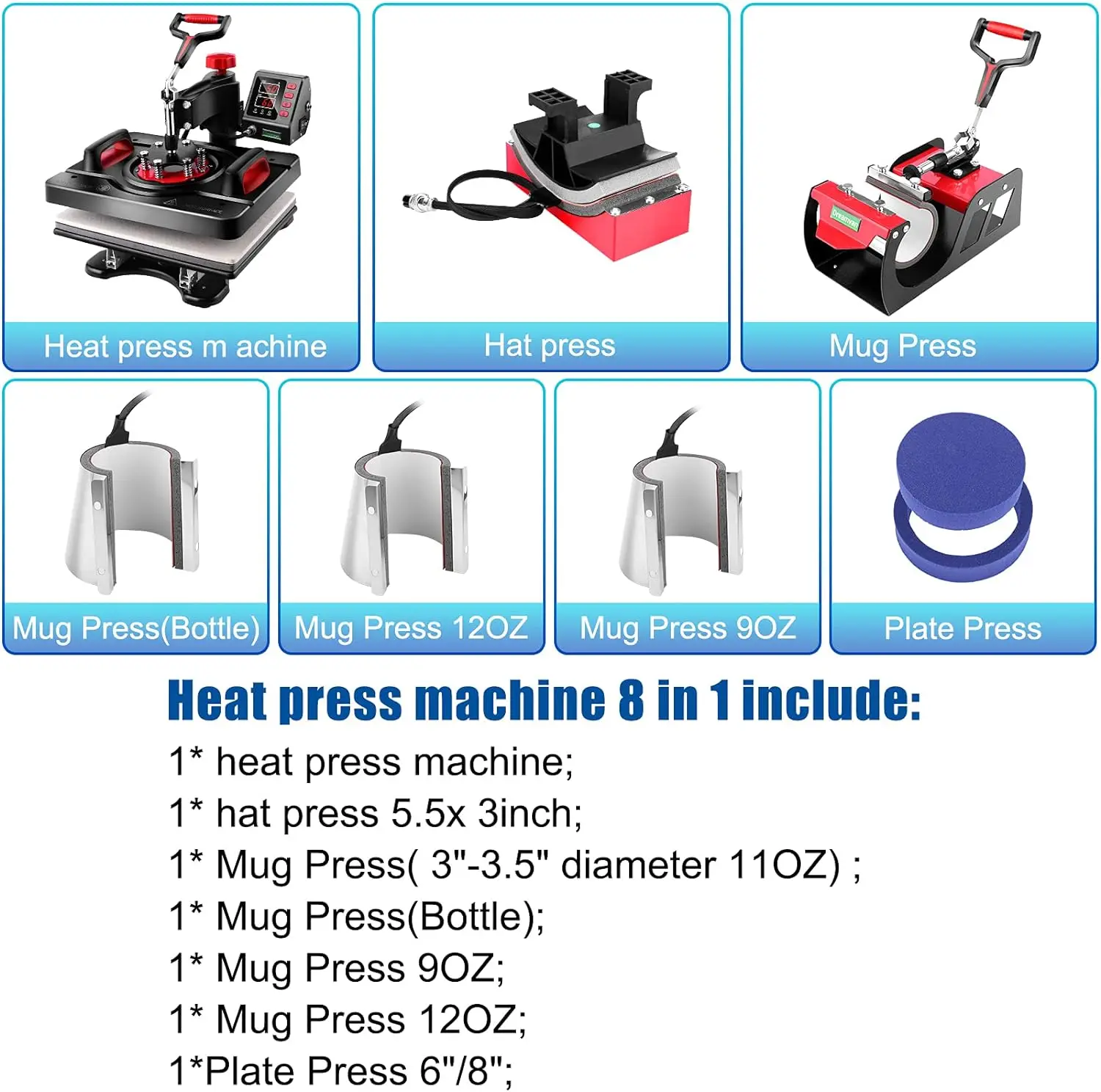 Heat Press Machine Professional Sublimation 2