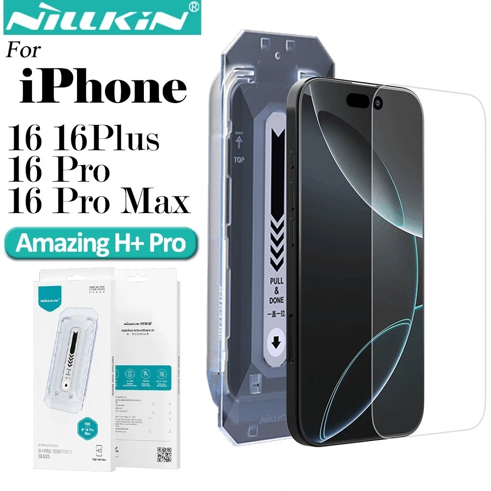Anti-Explosion Tempered Glass Phone Screen Protector film sticking tool Nillkin iPhone 16 Pro Max 16 Pro Plus H+PRO hydrogel screen protector monitor screen film laptop screen protector