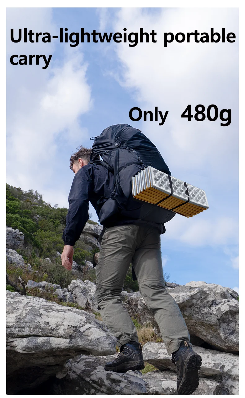 Naturehike Troues R 3.0 Leichte, tragbare, faltbare, quadratische Eiernestmatte für den Außenbereich, 2,5 cm, verdickte Camping-Angel-Picknickmatte – Detail 7