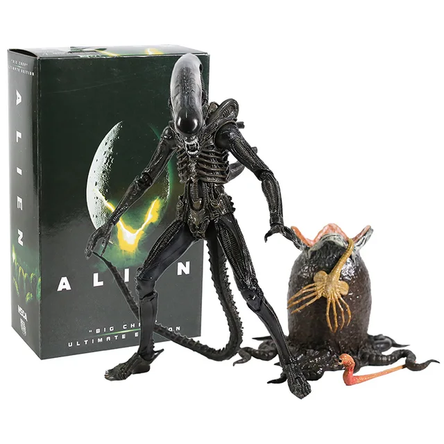 NECA Alien Big Chap Action Figure Ultimate 40th Anniversary Egg Facehugger Aliens Figurine