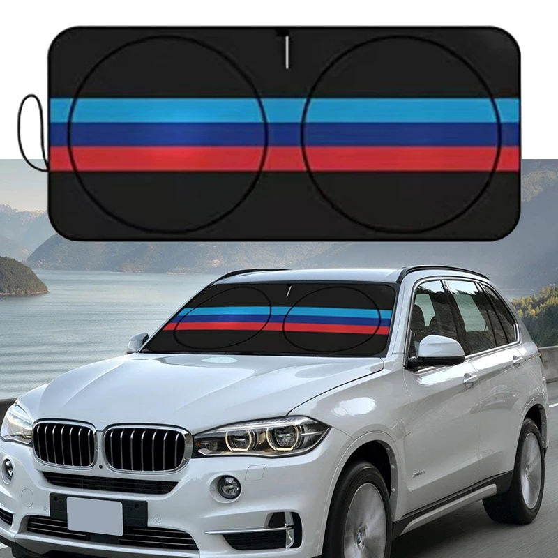 Tri Color Car Windshield Sunshade Cover Protector Front Window Sun