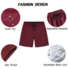 Datifer Summer 2025 Mens Shorts Solid Color Gym Mesh Liner With Zipper Pockets Beach Quick Dry Bermudas Masculina Swimsuits 3
