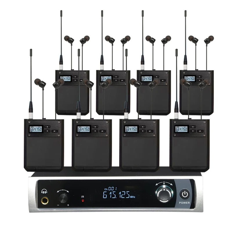 Wireless In ear monitoring system metal cell package suitable for stage bands church music