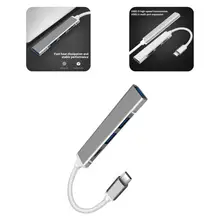 

Useful Lightweight Portable 4 in 1 USB/Type-C Hub Docking Station for PC USB Docking Station Docking Station