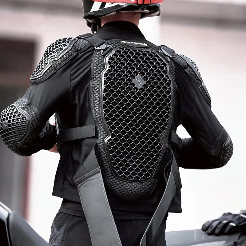 SULAITE Motorcycle Jacket Honeycomb Full Body Armor Protection Jackets Motocross Racing Clothing Breathable Protectors A1