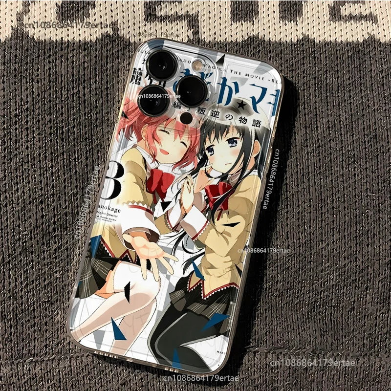 Cute Japanese Korean Anime Girl INS Silicone Phone Case Cover