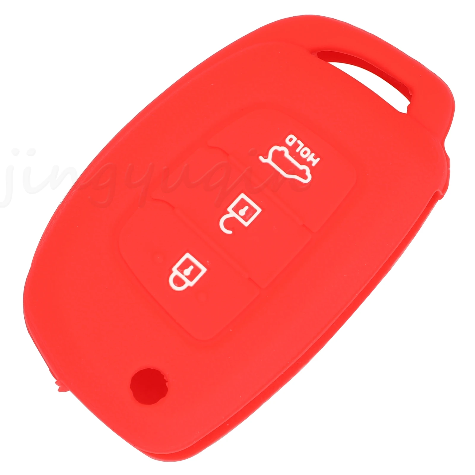Remote Holder Protector 3 Button Silicone Key Cover Case For Hyundai Creta I10 I20 Tucson Elantra Santa Fe key case car key shell car remote key car key key shell