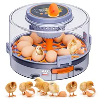Egg Incubator with Automatic Egg Turning and Humidity Control, Intelligent Egg Incubator with Automatic Temp. Adjustment, 12 Egg 1