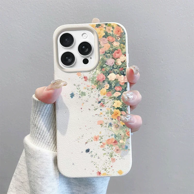 Elegant Flower Lichee Pattern Phone Case