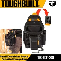 TOUGHBUILT NO.TB-CT-34 Small Electrician Pouch Multi-functional Portable Storage Bag Electrician's Special Tool Bag Toolkit 1
