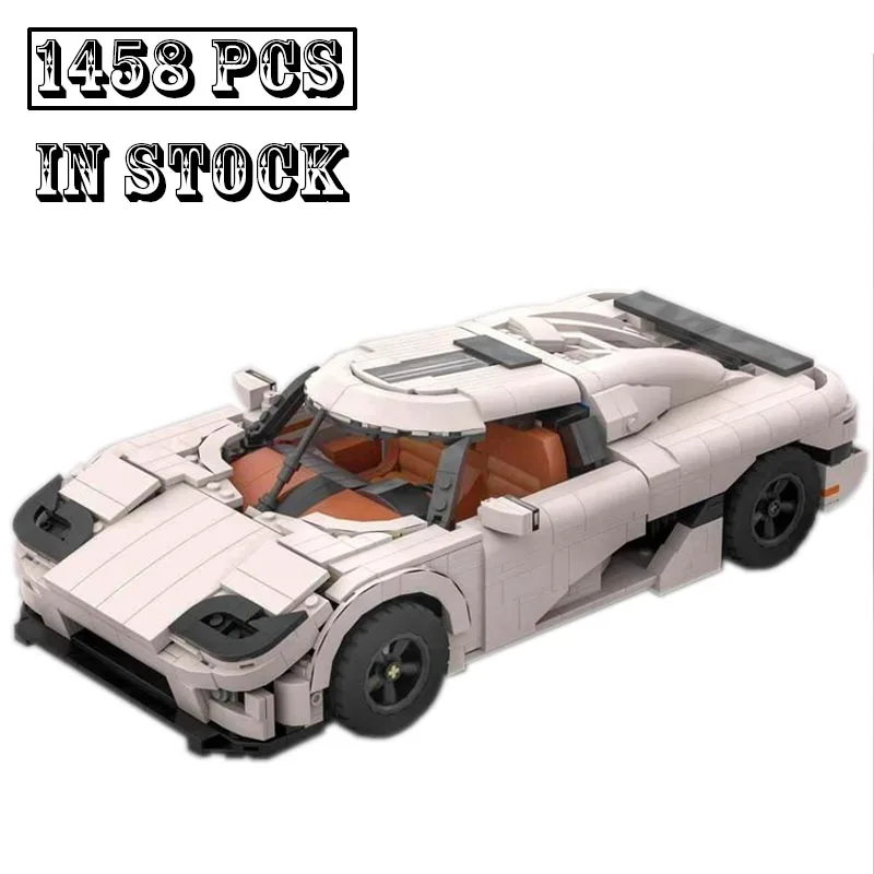 Nuovo Moc-104553 Ccx Super Racing Car Compatibile 10295 Modello Building Blocks Giocattoli Educativi Di Costruzione Regali Di Compleanno Per Bambini