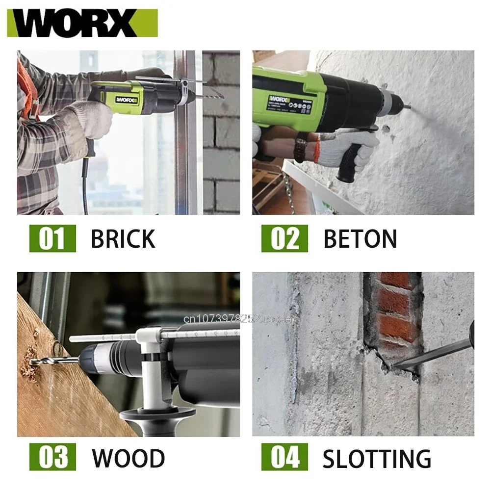 WORX WU340S 3.0Joule 800W Electric pick industrial-grade high-power heavy-duty 220V power tools 2