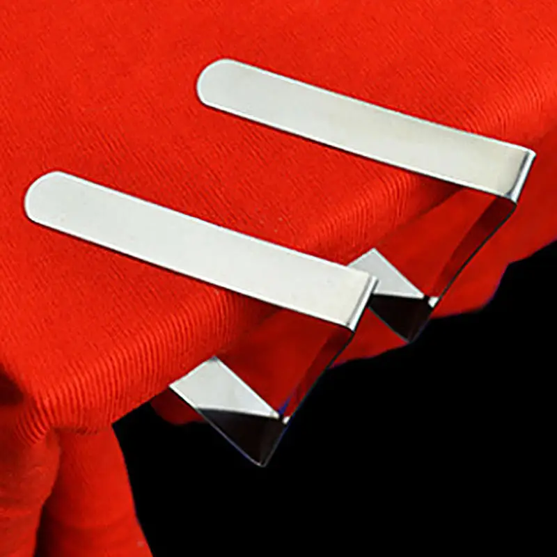 8 Pcs Stainless Steel Tablecloth Clip,Non-Slip Adjustable Table Cover Clamps Clip Table Cloth Holders For Home Party Picnic 6