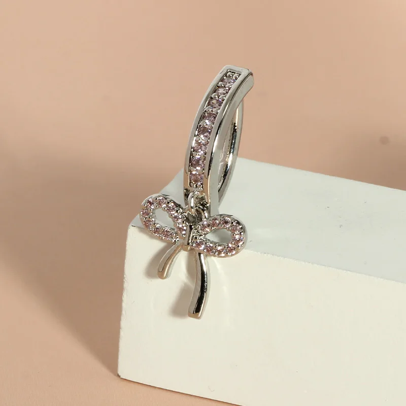 1PC Stainless Steel 14G Dangle Belly Button Ring for Women Heart Bow Reverse Hoop Clicker Navel Rings Body Piercing Jewelry