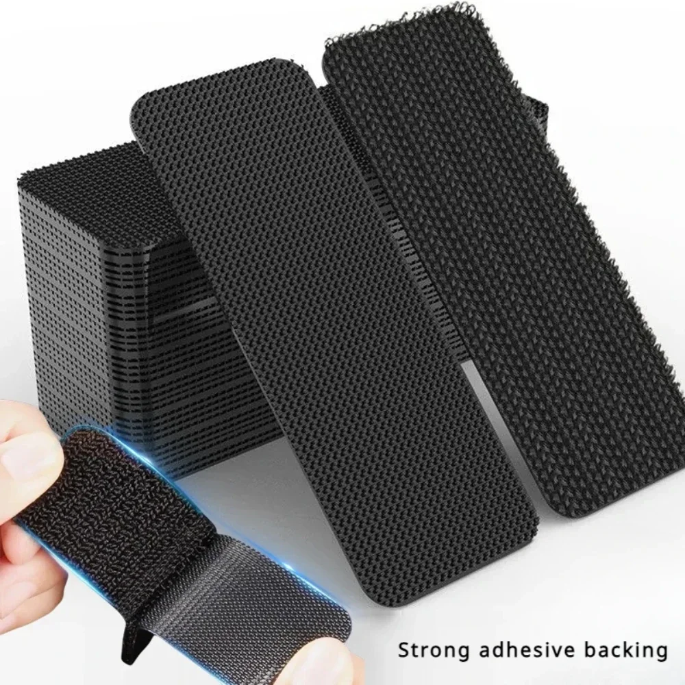 สติกเกอร์ติดพรมแบบติดพรมมีกาวในตัวอุปกรณ์เสริมสำหรับยึดพรมรถยนต์สองด้านแบบรถโซฟาพื้นเสื่อเครื่องแต่งกายแบบทำมือกันลื่น 1