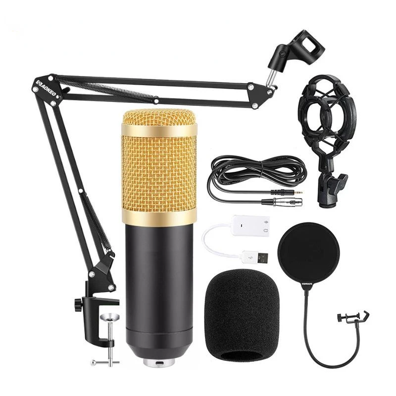 Microphone Professionnel BM-800 à Condensateur V8 + Accessoires