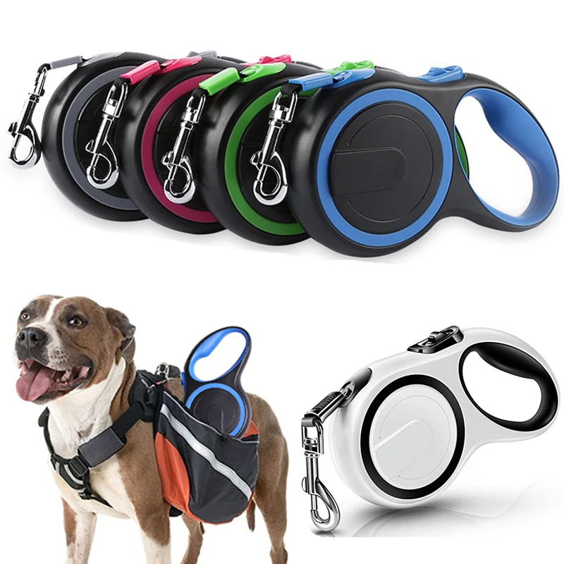 Correa Multiposición Para Perro Ajustable 90-150 Cm | Para Perros Pequeños, Medianos Y Grandes | Nylon Resistente | Color Morado