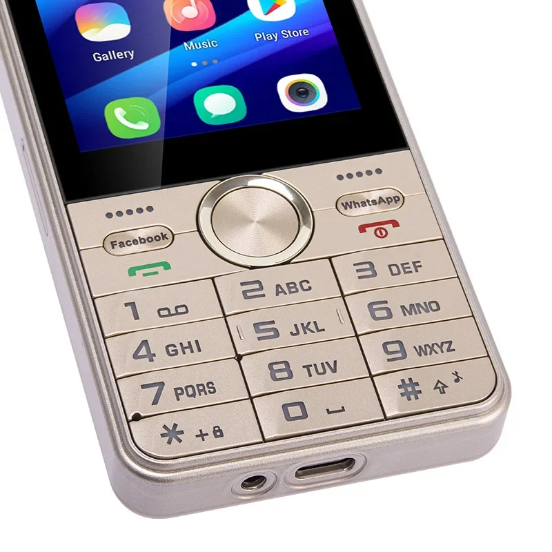 UNIWA HOPE XS17 4G Touch Screen Keypad Phone 3.5 Inch Android 8.1 Dual SIM Card  2GB RAM+16GB ROM 2500mAh Cellphone Whatsapp GPS 5