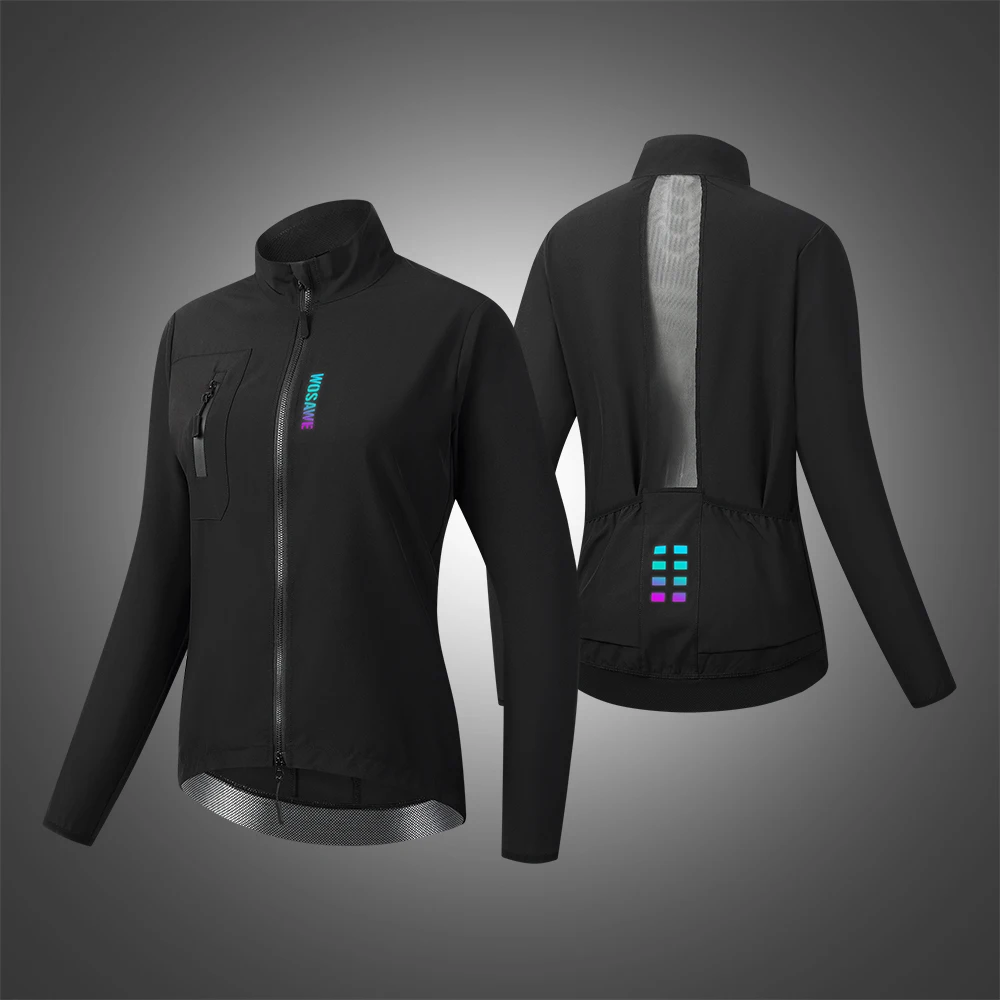 WOSAWE-سترة ركوب الدراجات مقاوم للماء للنساء ، ملا...